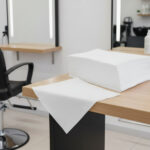 Plain nonwoven towel - BASIC EXTRA 70x50 (50 pc.) - Image 2
