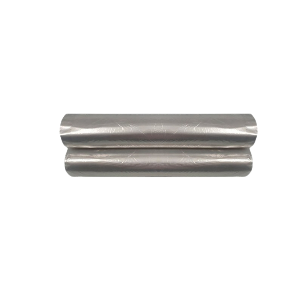 F_018_050_ROLKA-eco-hygiene-hairdressing-disposable-capes-foil-transparent-roll-50-pcs-hygiene-cleanliness Colorless PE hairdressing cape - (50 pc.) on ROLL - Image 1