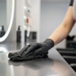Large nitrile gloves black (100 pc.) - Image 2