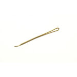 Straight ball-less gold hair grip - 4cm (100 pc.)