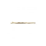 Waved ball-ended gold hair grip - 6cm (100 pc.)