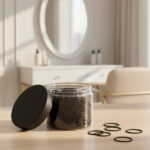 Black rubber band (500 pc.) - Image 2