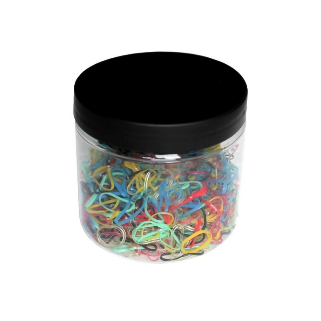 F_040_R5_M_500-eco-hygiene-rubber-band-mix-colors-500-pcs-salon-hygiene Colored rubber band - mix (500 pc.) - Image 1