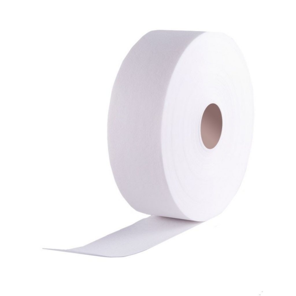 K_002_100PEXTRA-eco-hygiene-depilation-strip-nonwoven-extra-roll-100m-purity-safety Perforated nonwoven wax depilatory stripes roll - EXTRA (100m) - Image 1
