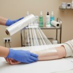 Colorless disposable PE Body Wrap roll - 165x150 - Image 2