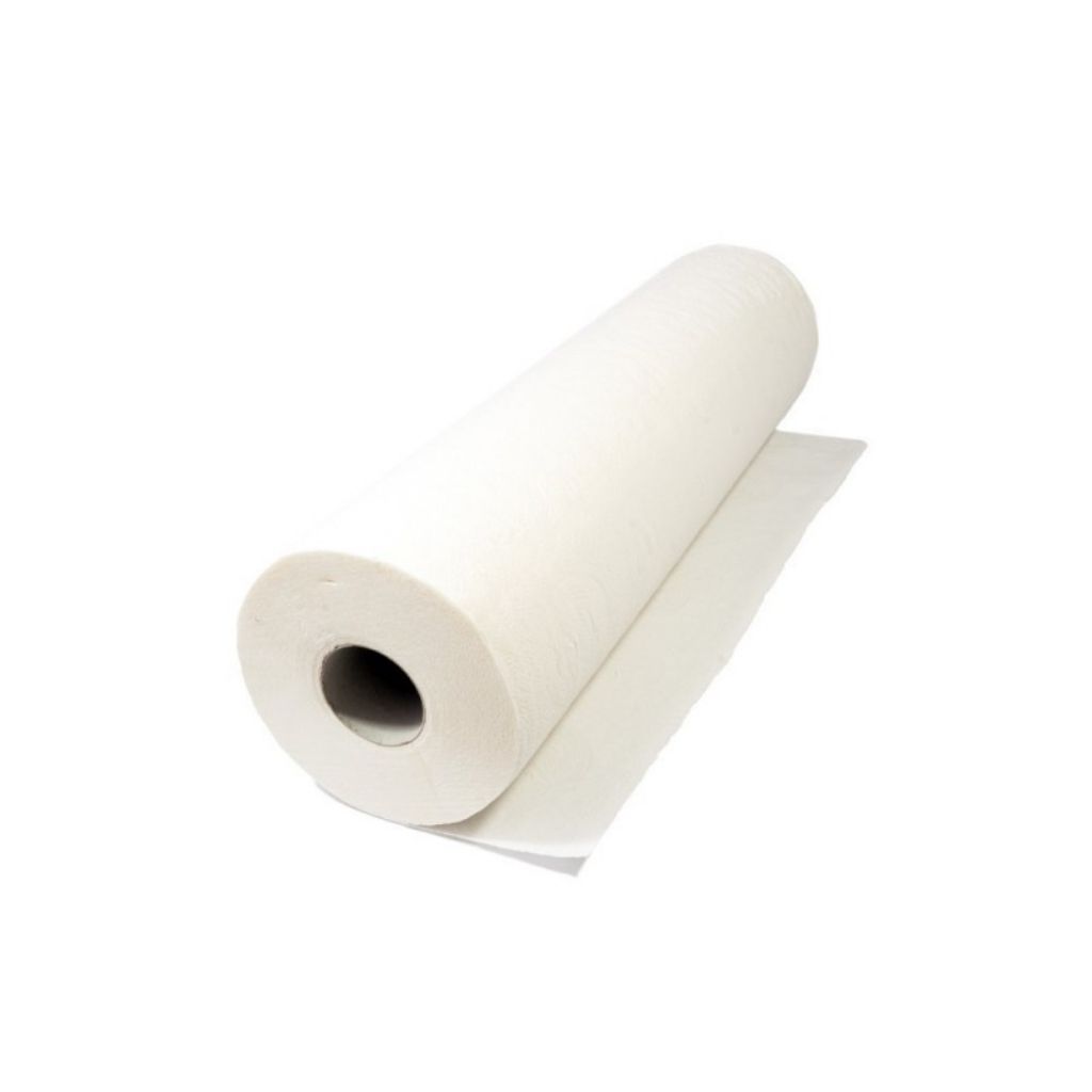K_058-II_50CMKA-eco-hygiene-disposable-cosmetic-underpad-cellulose-two-ply-glued-50cm-50m-spa-cleanliness II layered cellulose bed sheet roll - 50cm/50m - Image 1