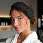 Black cosmetic headbands - (10 pc.) - Image 2