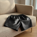 Short black disposable male boxers - (1 pc.) - Image 2