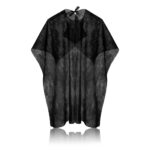 Long black nonwoven hairdressing cape (25 pc.)