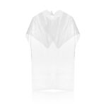 Hairdressing cape - PE - white (50 pieces)