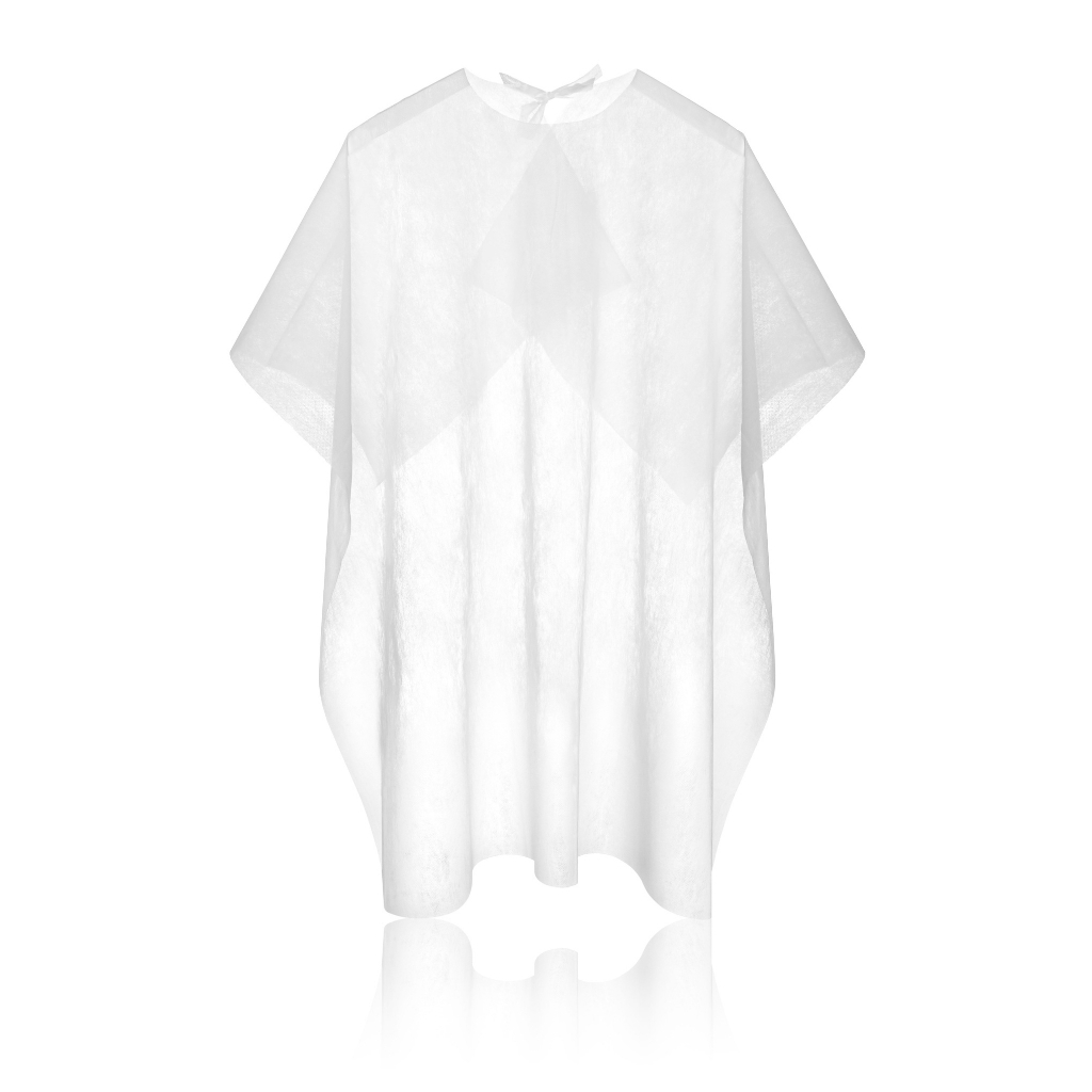 eco-hygiene-product-capes-haircut-nonwoven-long-salon-dye Long nonwoven hairdressing cape (25 pc.) - Image 1