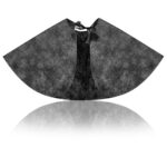Black nonwoven modeling and hairdressing cape (50 pc.)