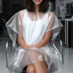ECOTER Biodegradable PE Hairdressing cape (25pc.) - Image 2