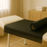 Black cosmetic bed sheet roll - Economic 50cm/50m - Image 2