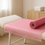 Pink cosmetic bed sheet roll - Economic70cm/50m - Image 2