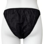 Black disposable female-panties - (10 pc.) - Image 2
