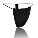 Black disposable female-strings - (10 pc.)