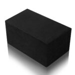 Black perforated nonwoven towel - 70x40 (50 pc.)